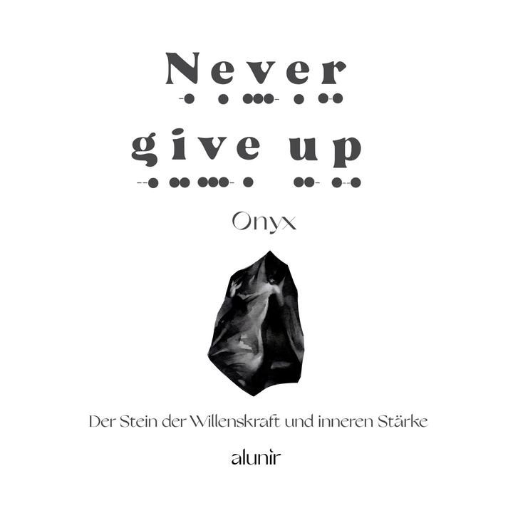 Armband Code Of "Never give up"