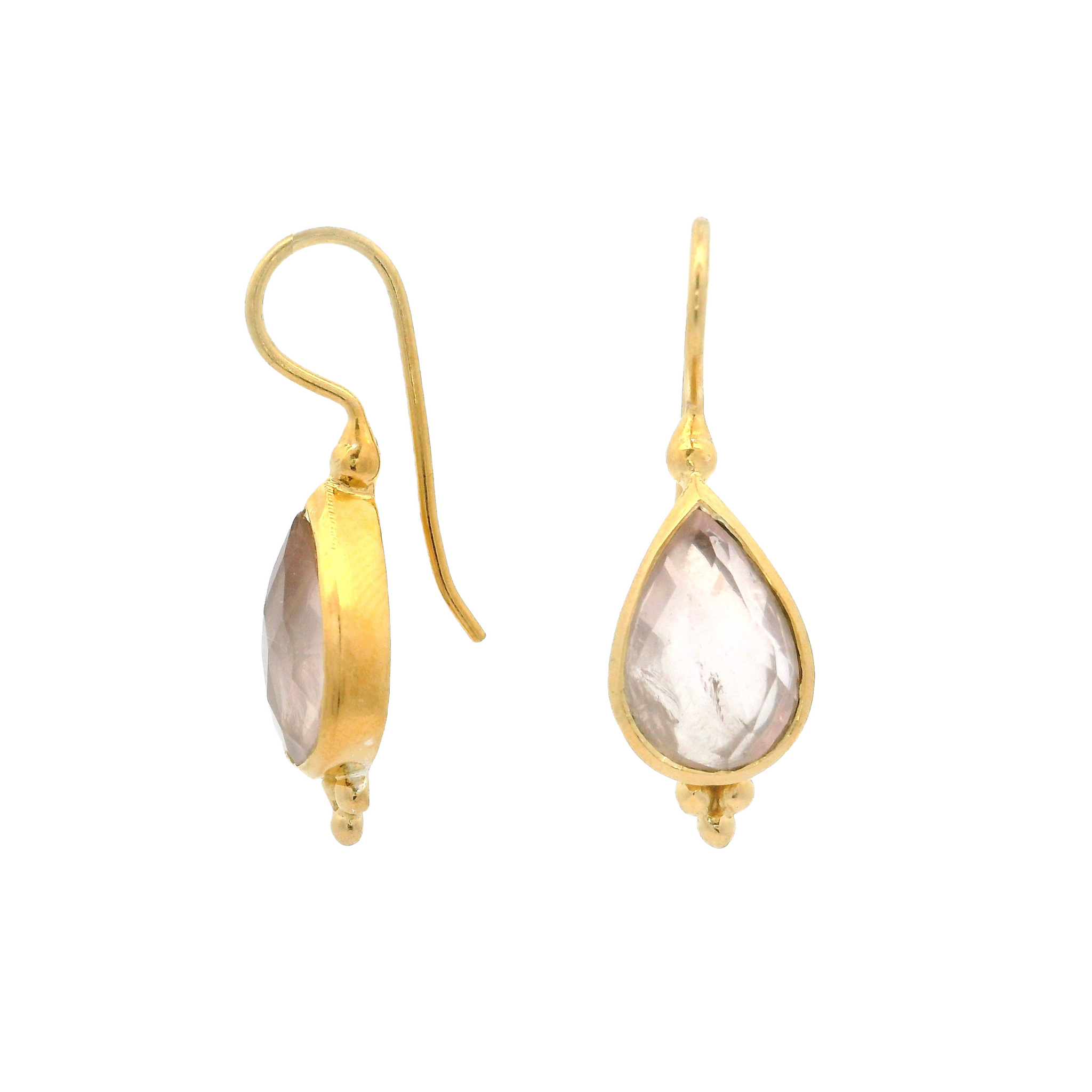 Ohrringe Rosa Rosenquarz