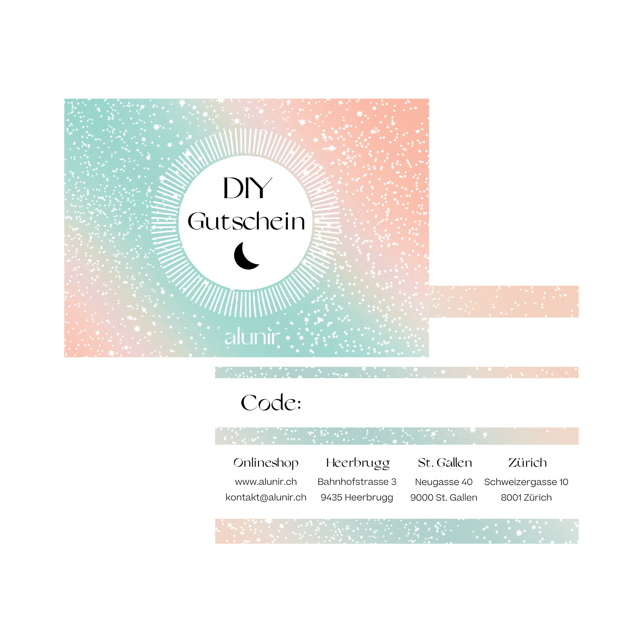 Physischer Gutschein