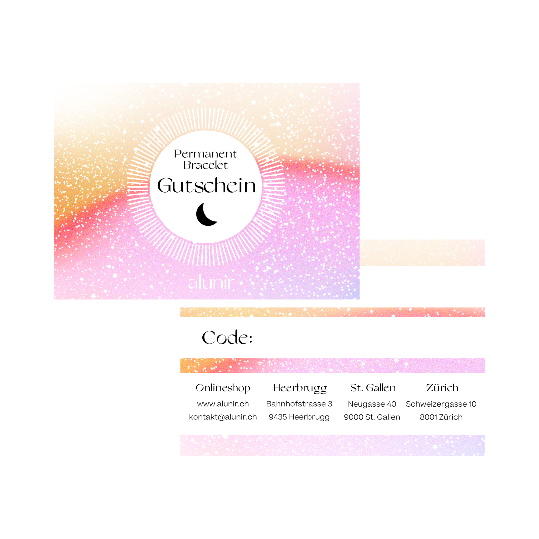 Physischer Gutschein