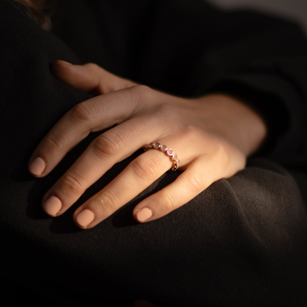 Ring Vega Rosenquarz