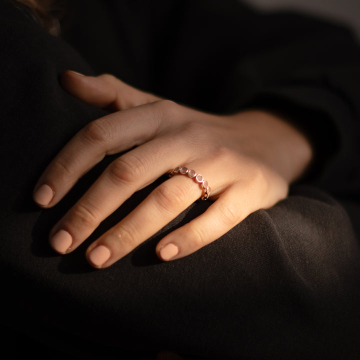 Ring Vega Rosenquarz