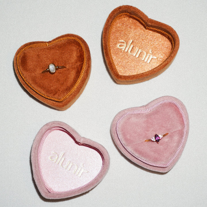 Ringbox Heart Blush