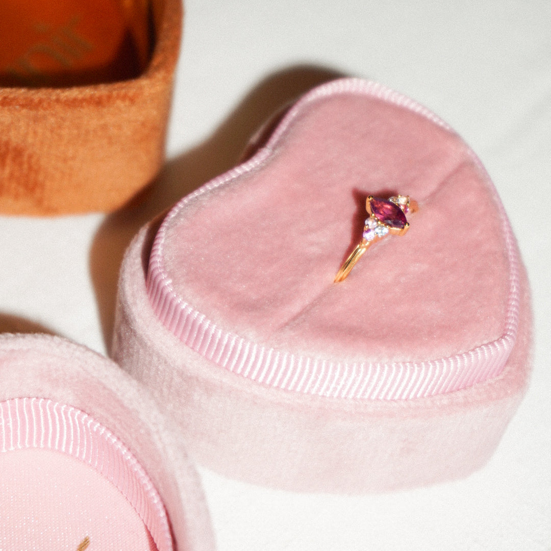 Ringbox Heart Blush
