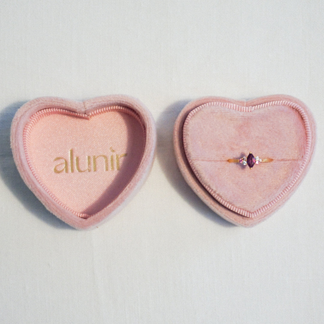 Ringbox Heart Blush