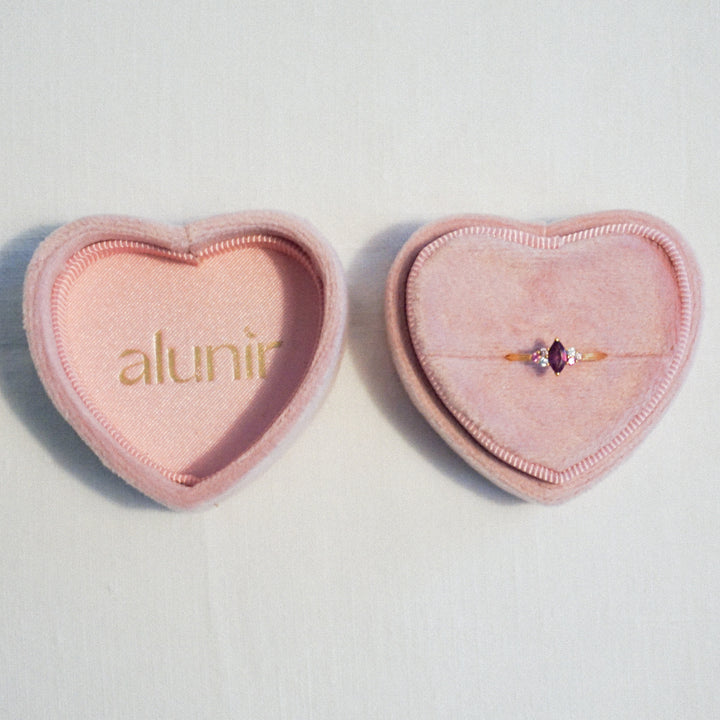 Ringbox Heart Blush
