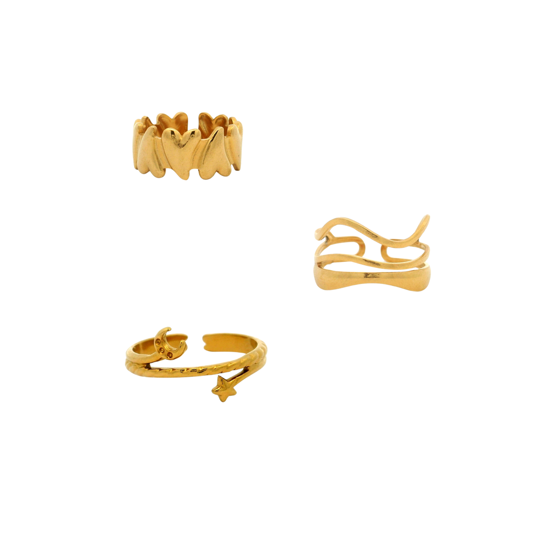 Schmuckset Ring Stack