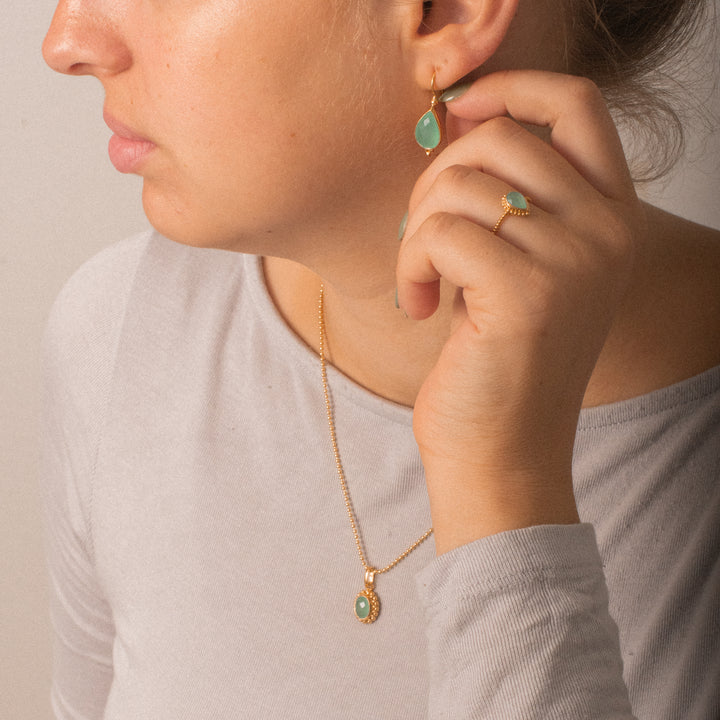 Schmuckset Chalcedon - Classic