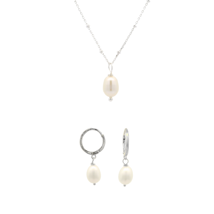 Schmuckset Amore Süsswasserperle