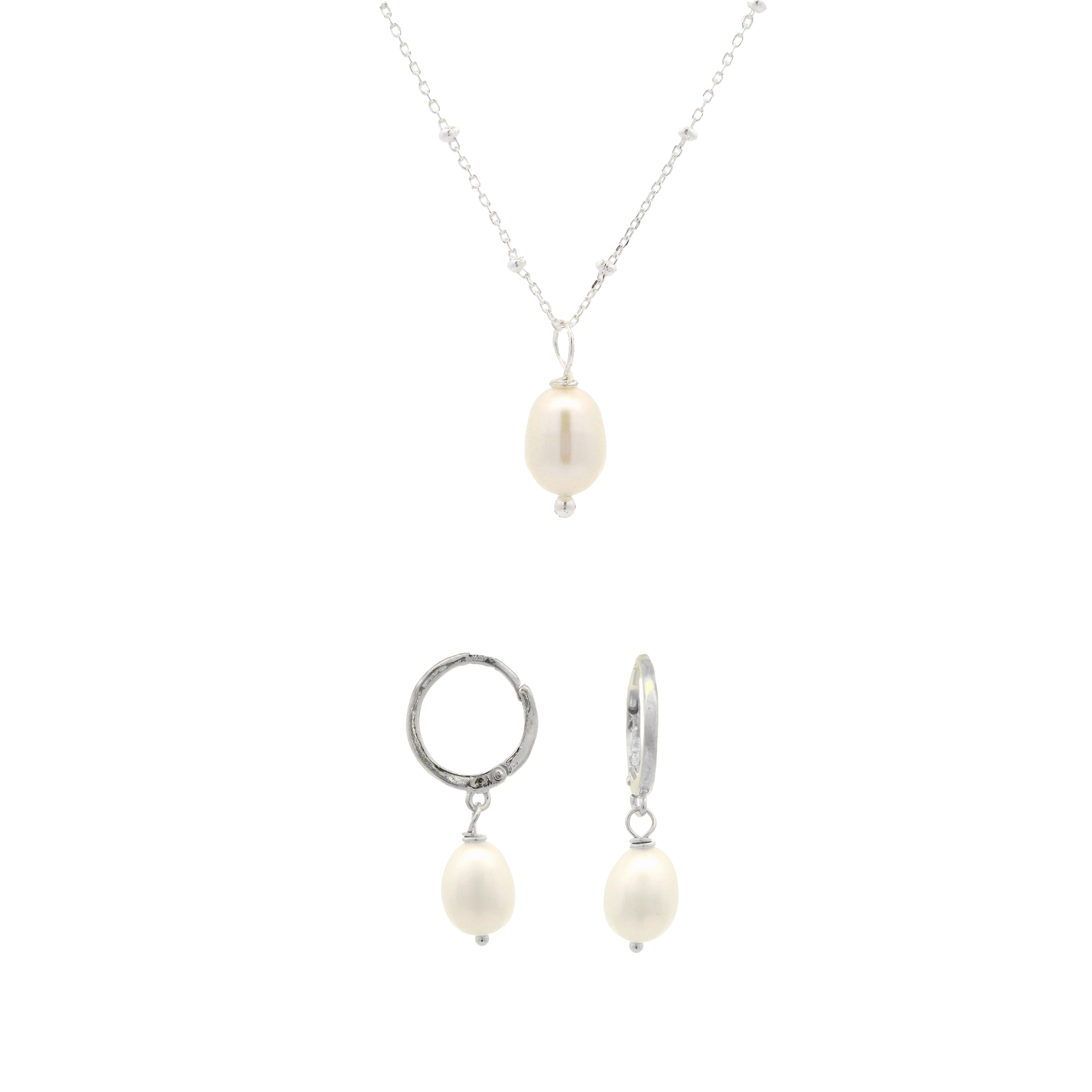 Schmuckset Amore Süsswasserperle