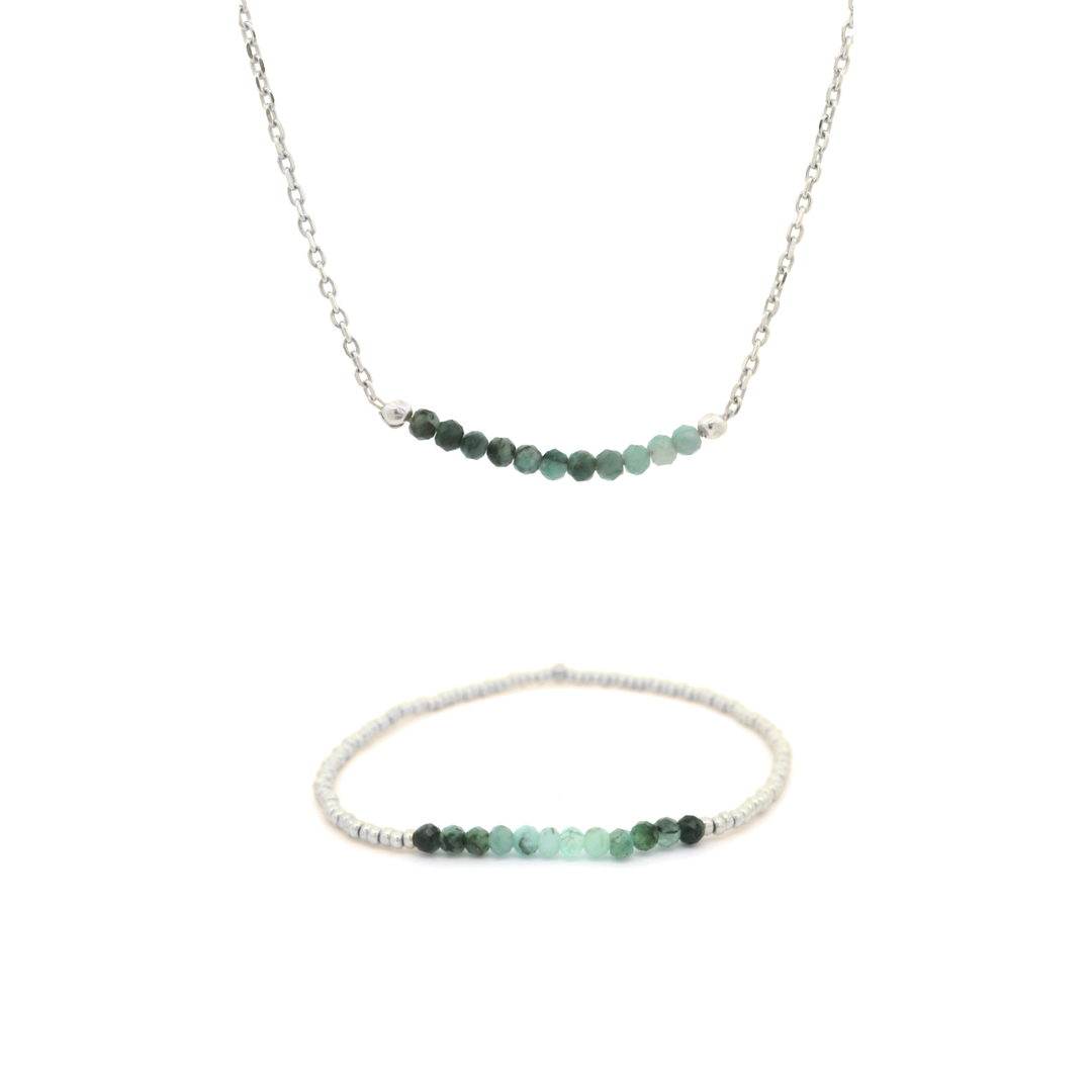 Schmuckset Smaragd