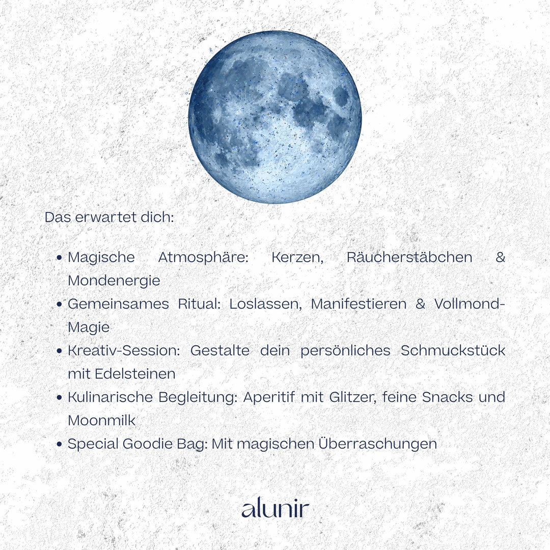 Community Event alunir Store Zürich - Your Moon x Your Magic 🌕