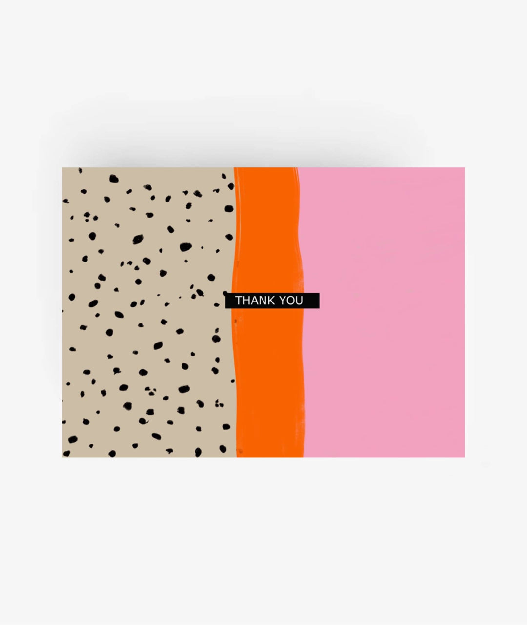 Postkarte Thank you dots