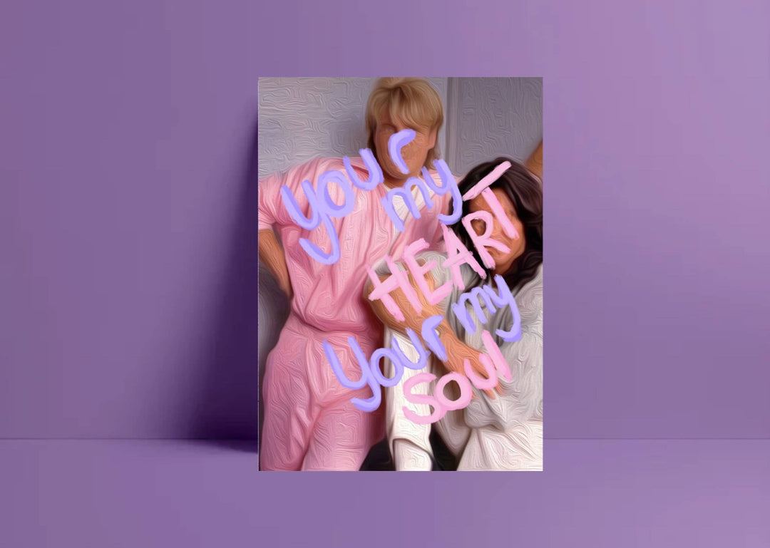 Your my heart your my soul Postkarte