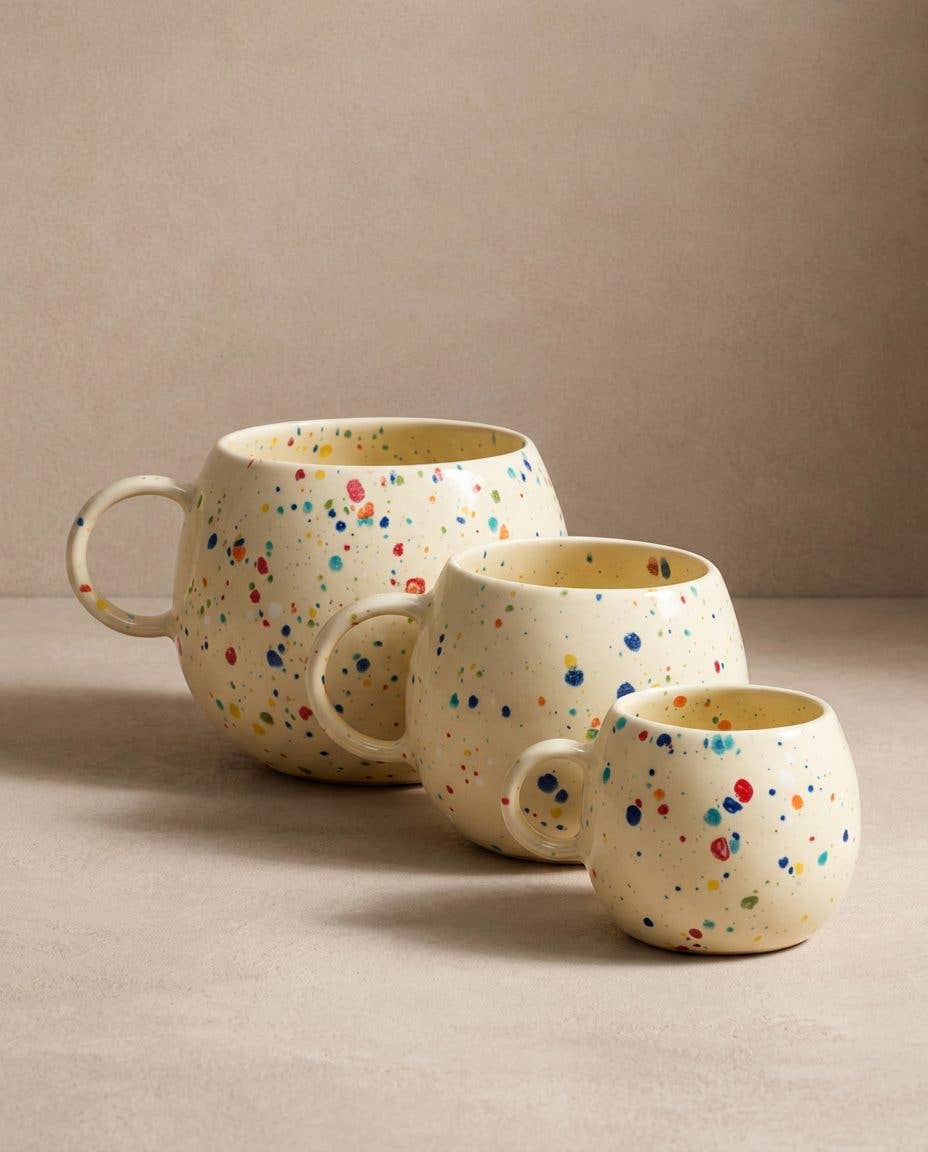 New Party Ball Mug 500ml Yellow