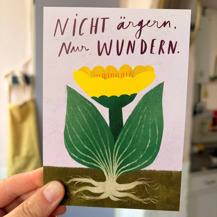 Postkarte »Wundern«