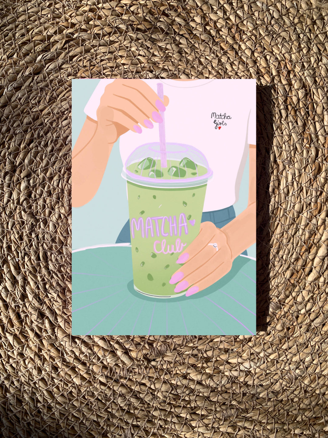  Matcha Club Postkarte 