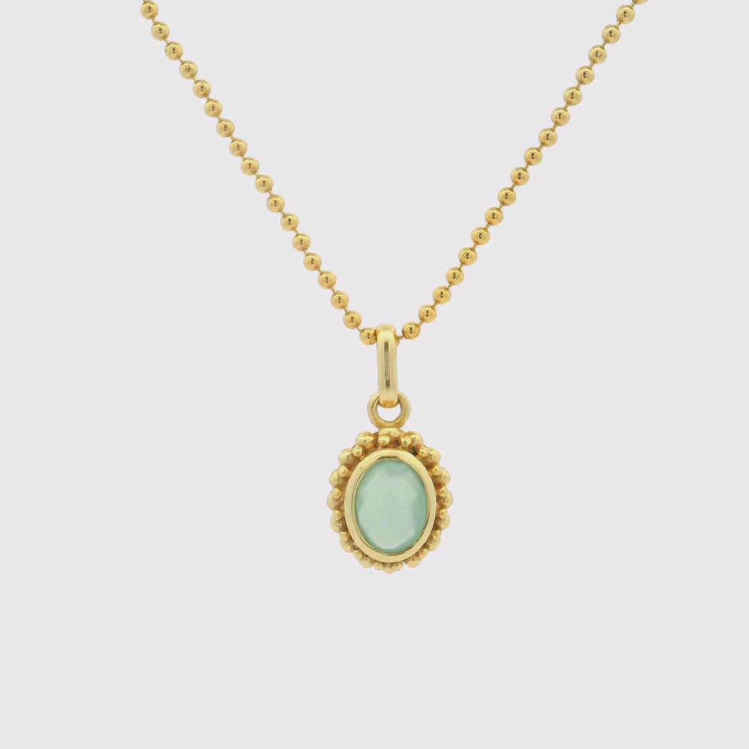 Halskette Marie Chalcedon