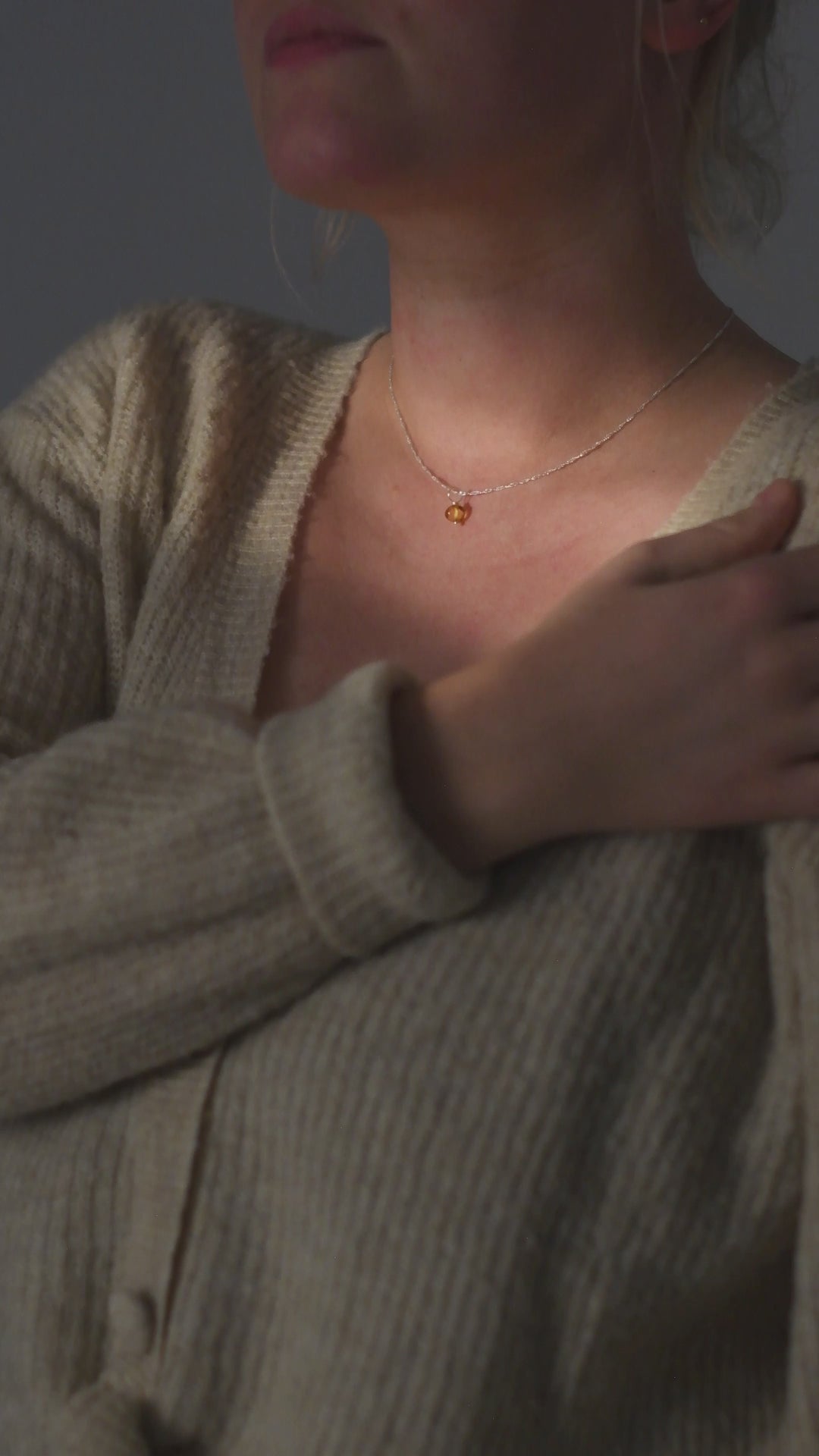 Halskette Amber