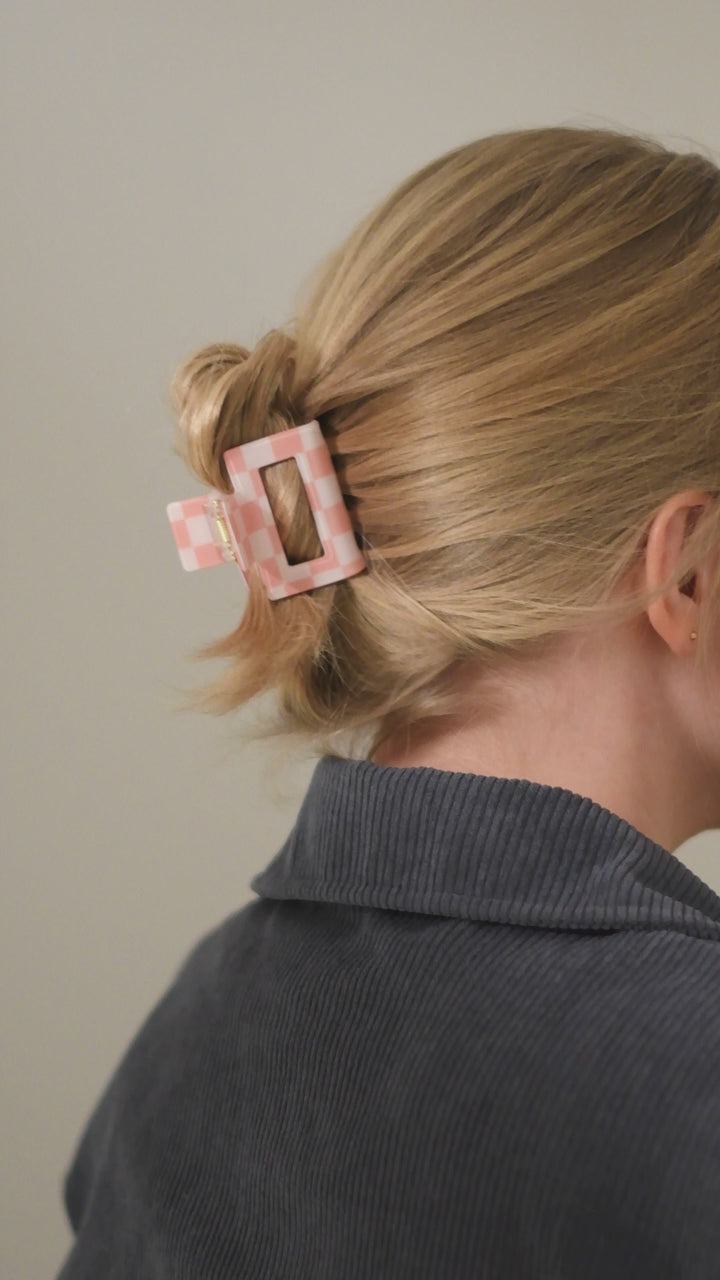 Haarklammer Alva Kariert