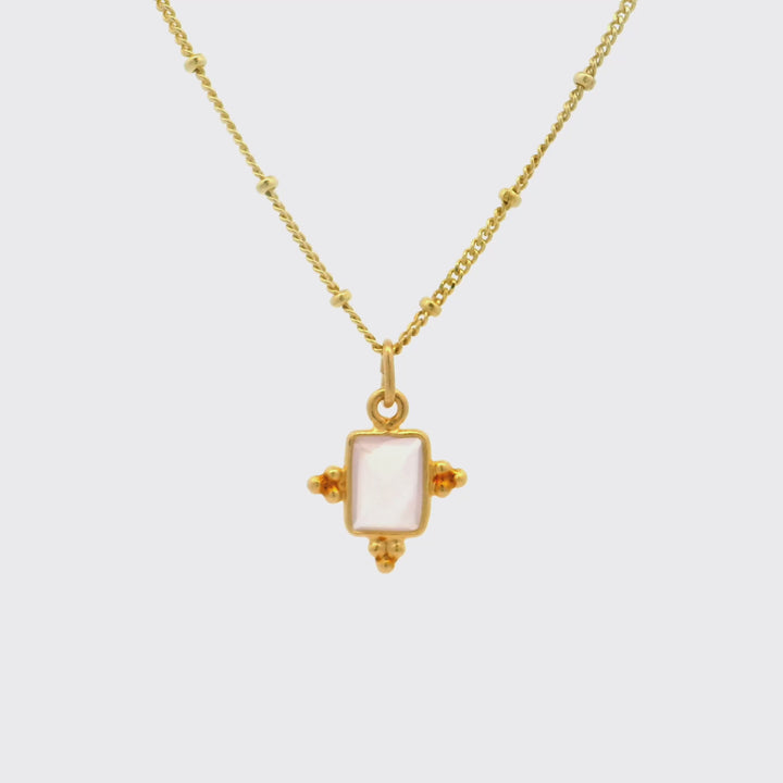 Anhänger Zoey Rosenquarz