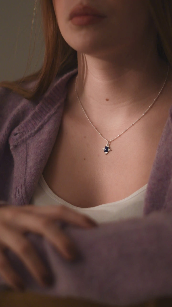 Halskette Zoey Lapislazuli