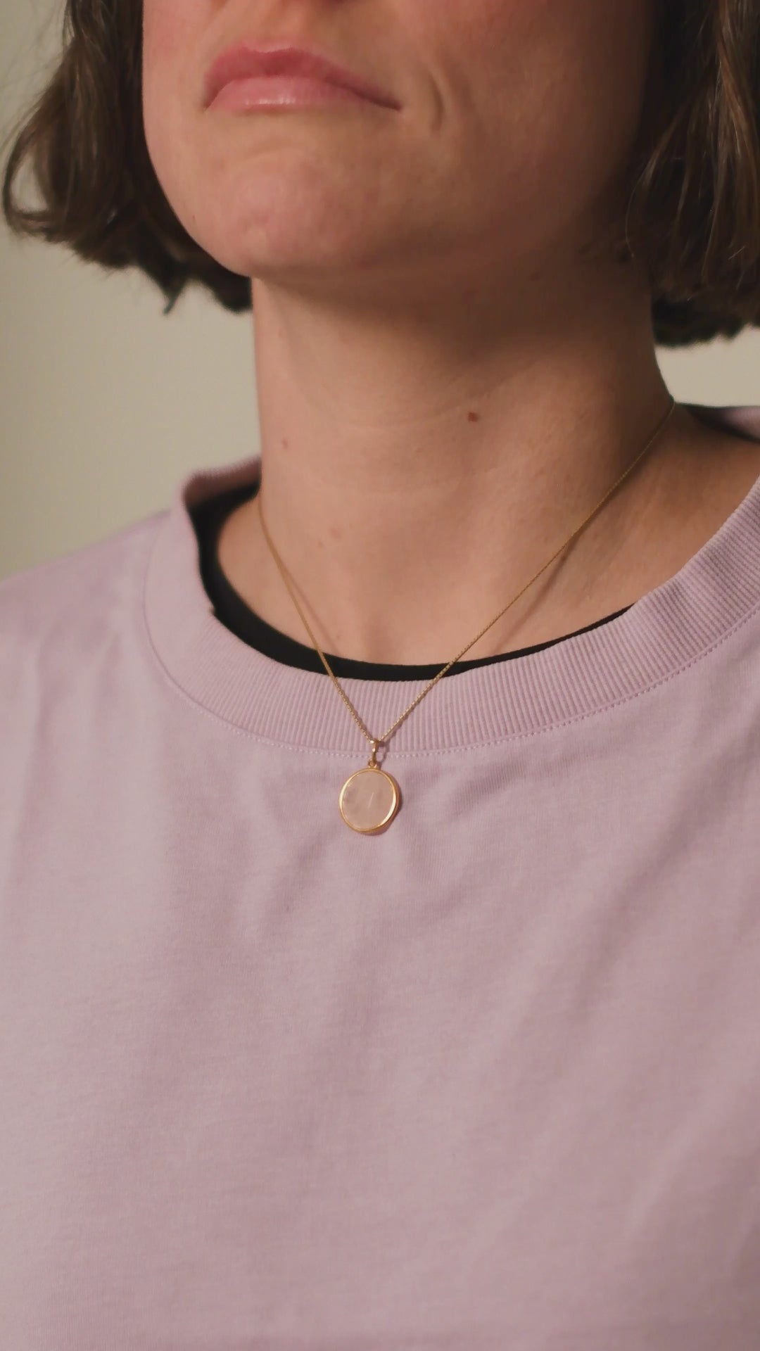 Halskette Camille Rosenquarz