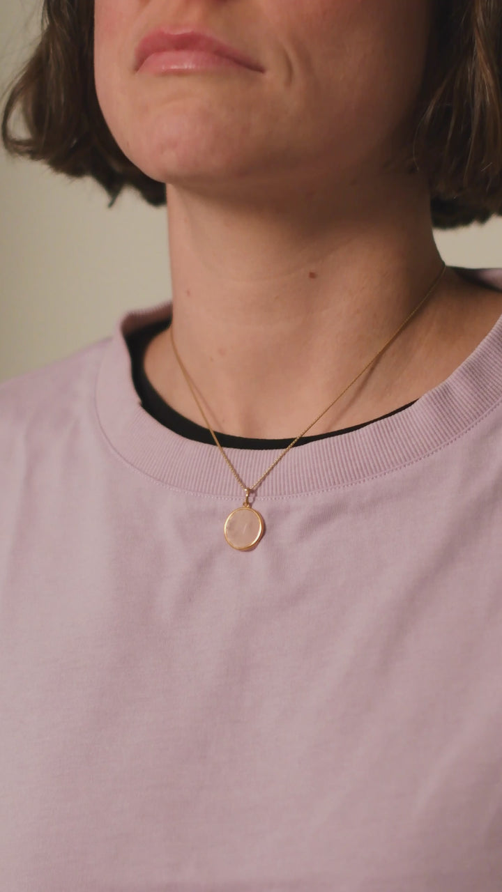 Halskette Camille Rosenquarz