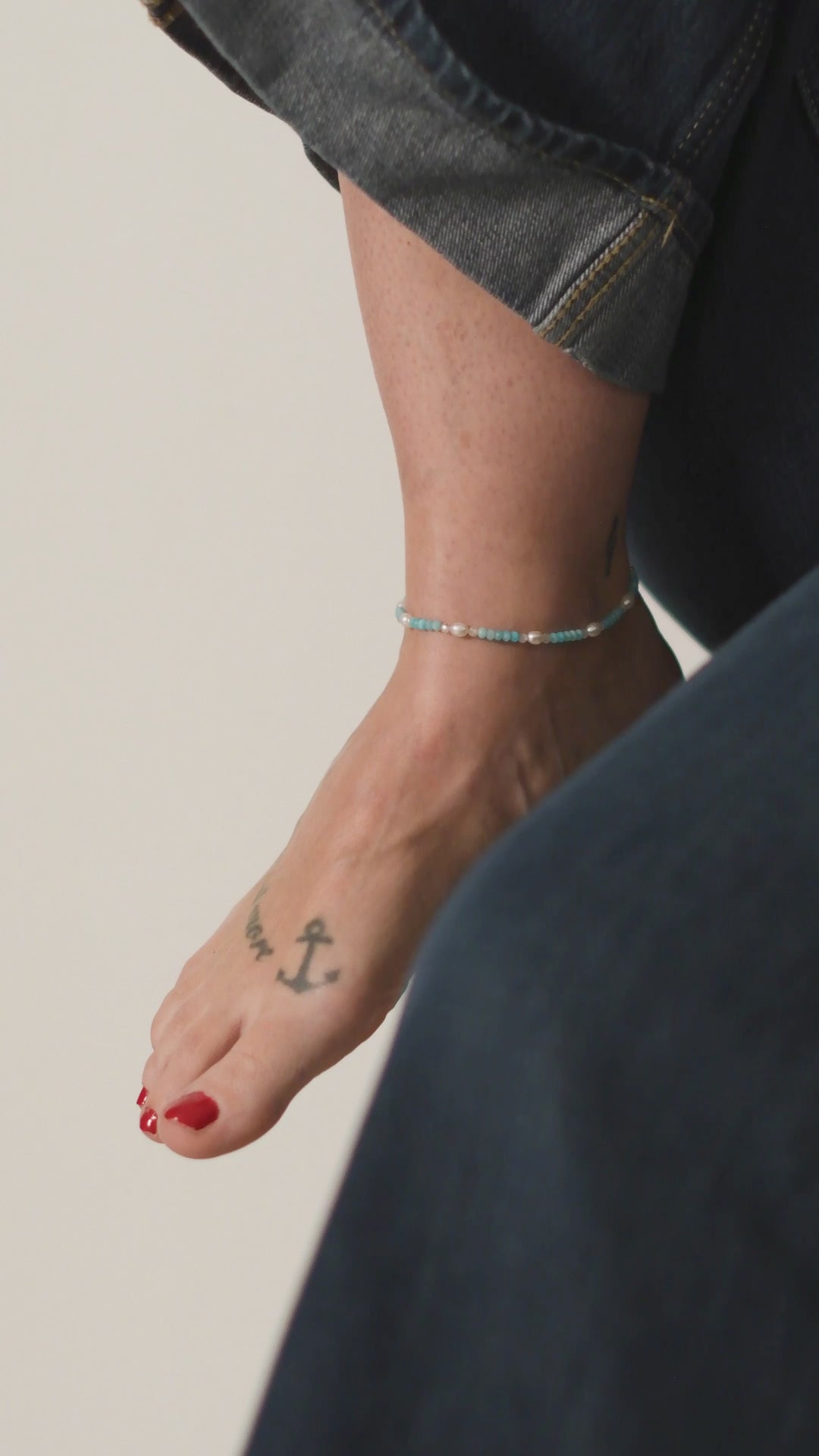 Fusskette Ocean Glow