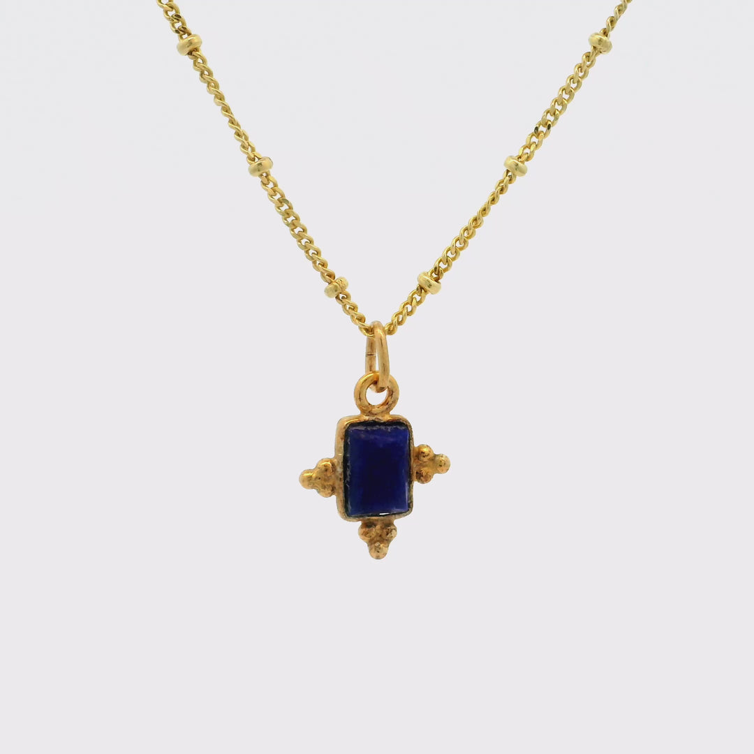 Halskette Zoey Lapislazuli