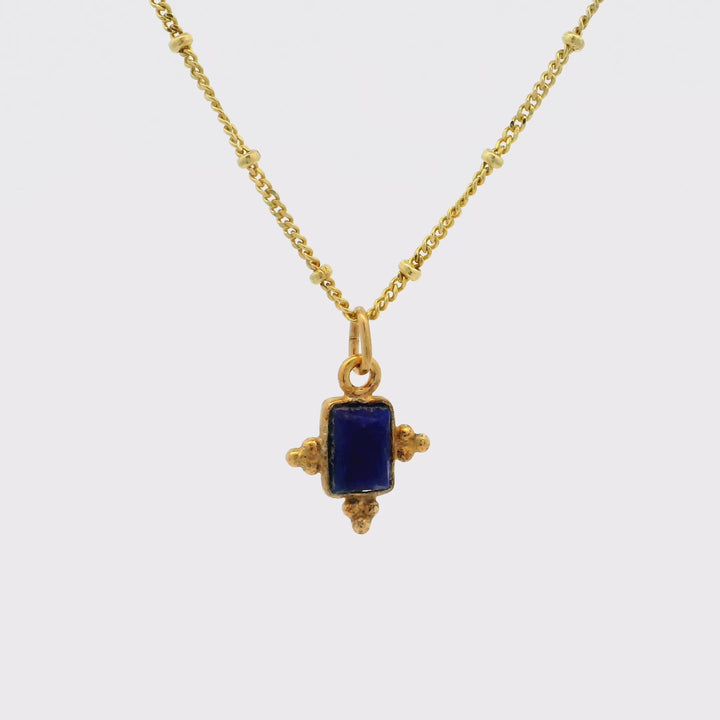 Halskette Zoey Lapislazuli