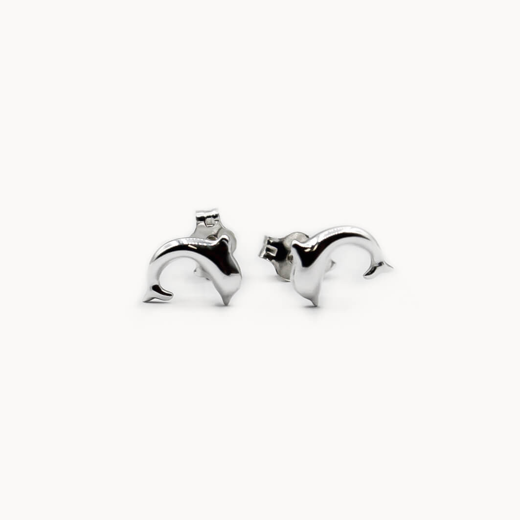 Ohrringe Delphin Silber