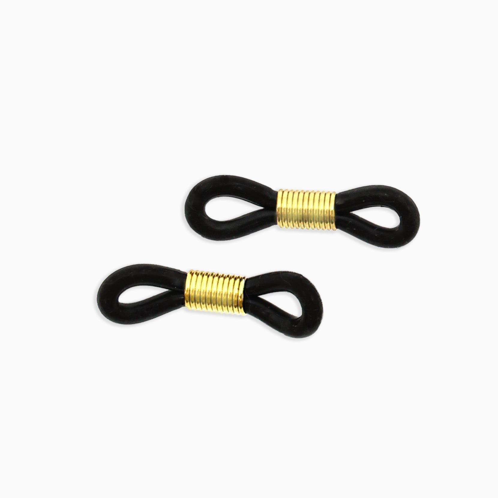 (Zusatz) Brillenkordel Schwarz Gold