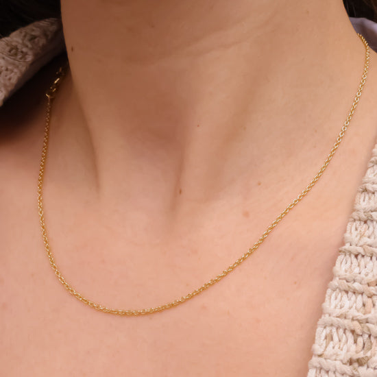 Halskette Ancora Gold Tragebild 1
