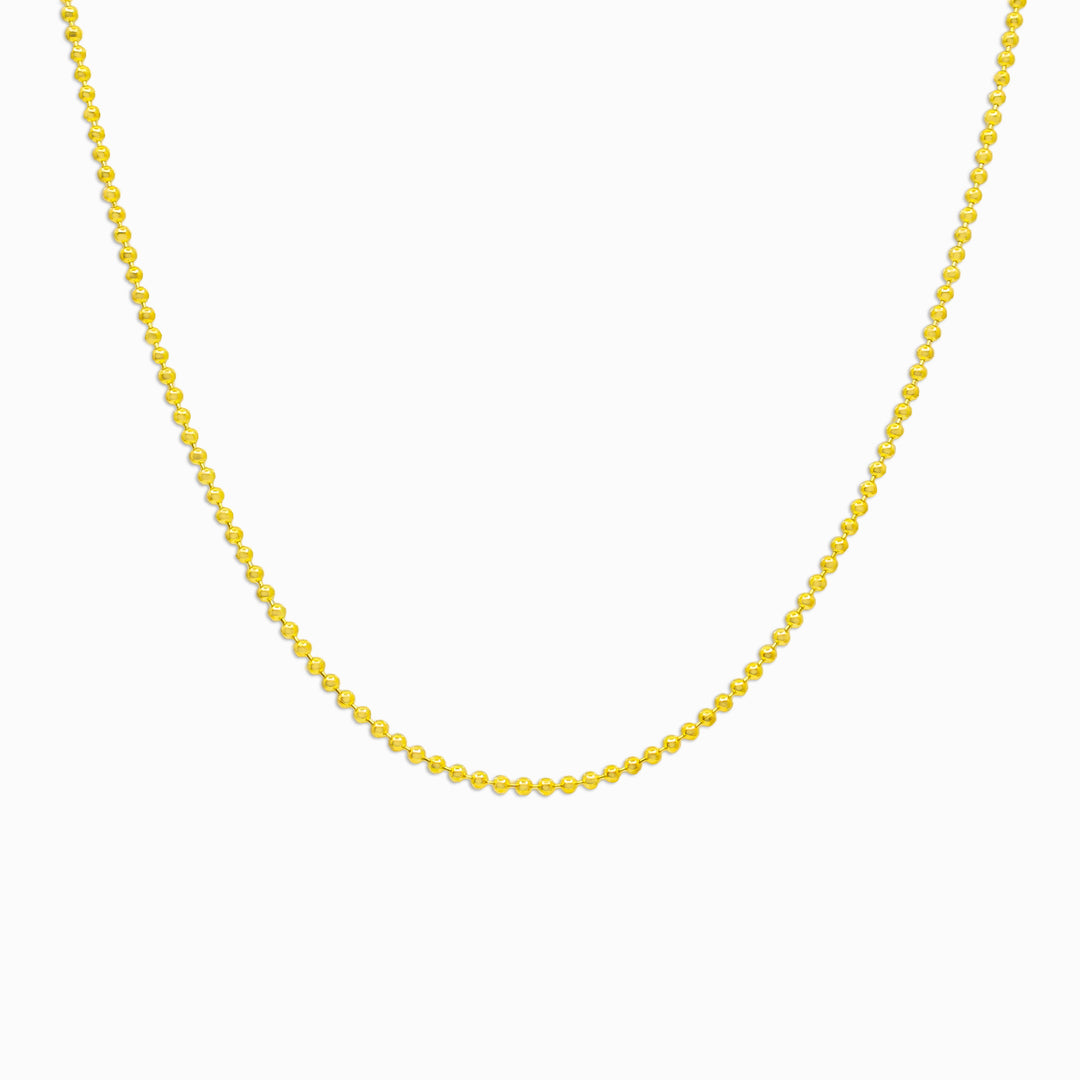 Halskette Basic Tupfen Gold