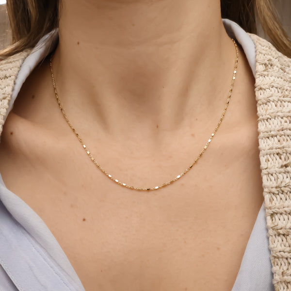 Halskette Sizilia Gold Tragebild 1