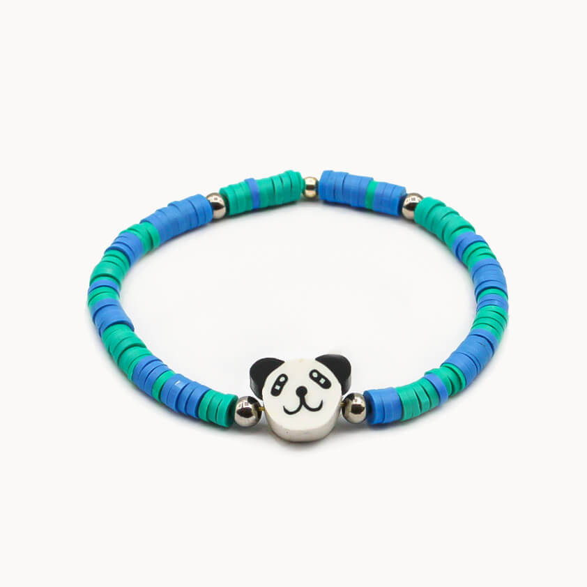 Armband Panda Silber