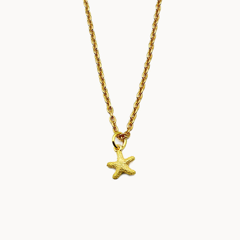 Halskette Seestern Gold