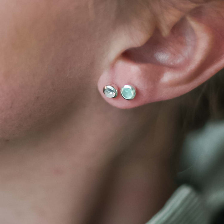 OS Ann Chalcedon und Mondstein Silber